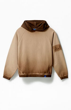 Brown&nbsp;Vintage Wash Heavyweight Oversized Fleece Hoodie image number 3