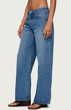 Ery Wide Leg Mid Rise Jeans image number 2