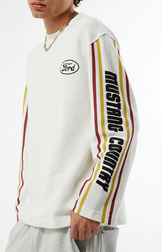 FORD Riders Long Sleeve Waffle Knit T-Shirt