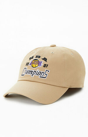 LA Lakers 2001 Champions Strapback Dad Hat image number 4