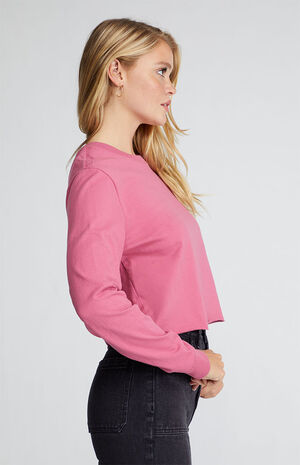 Deep Root Long Sleeve BFF Crop T-Shirt image number 3