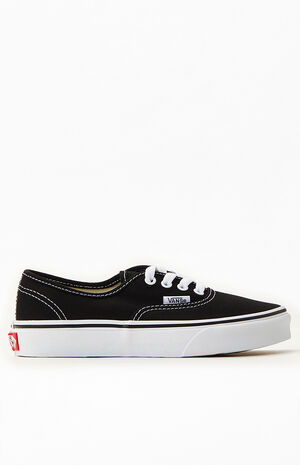 Kids Black & White Authentic Shoes image number 2