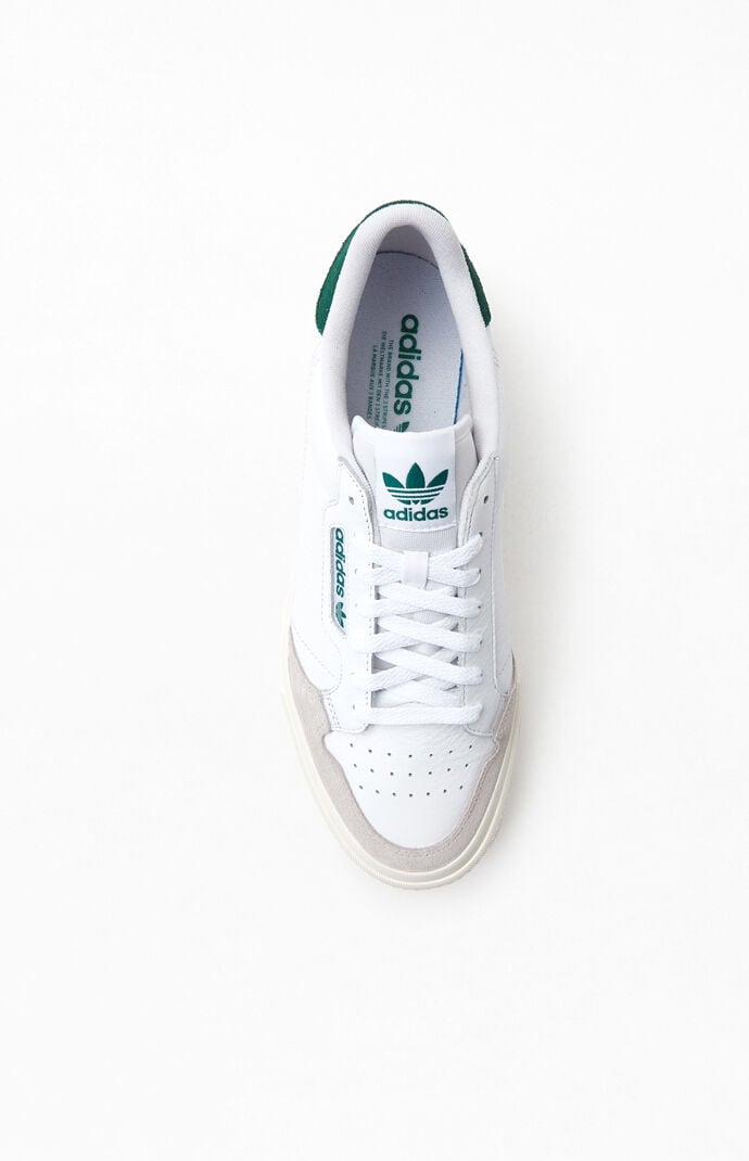 adidas continental vulc white green