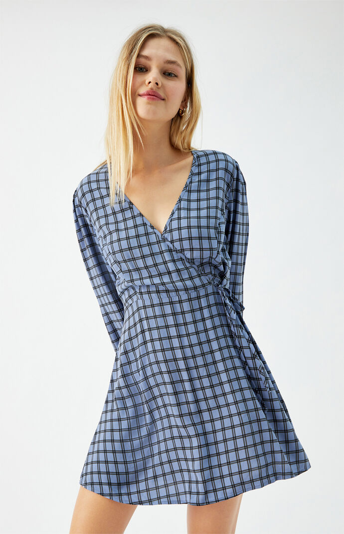 LA Hearts Faux Wrap Mini Dress | PacSun
