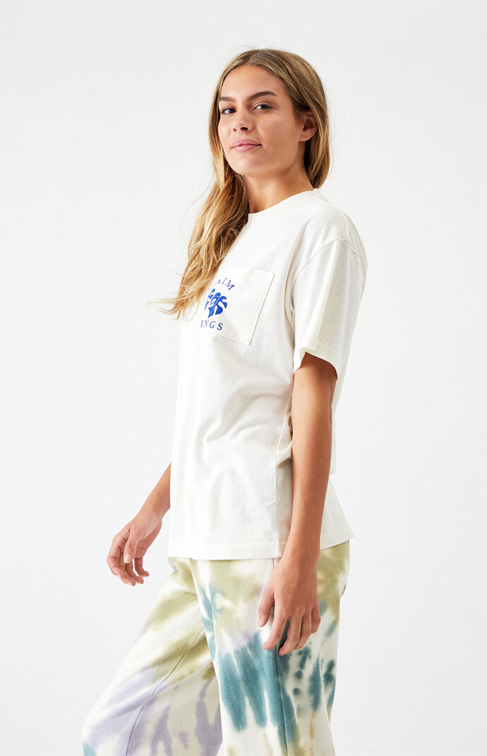 Palm Springs Blue Recycled Pocket T-Shirt