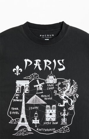 Paris Map T-Shirt image number 2