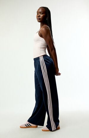 Soccer Striped Baggy Track Pants image number 1