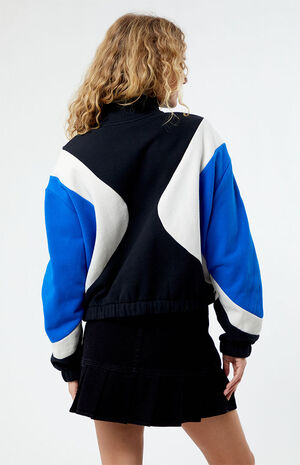 x PacSun Eco Colorblock Cropped Zip Up Sweatshirt image number 4