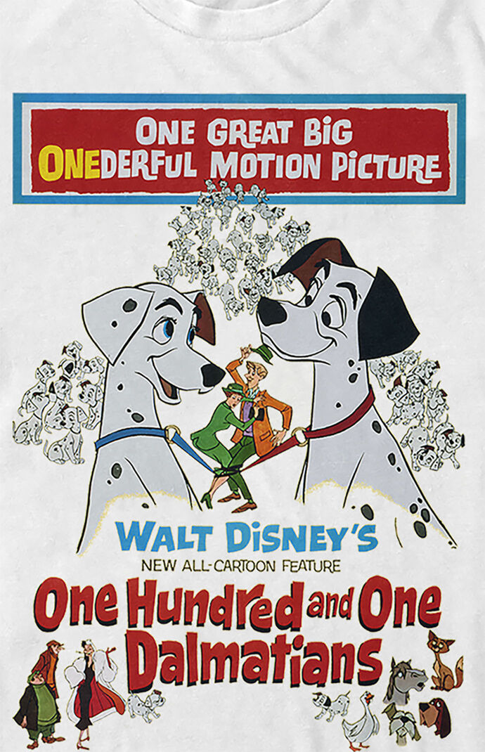 Vintage 101 Dalmations Poster T-Shirt