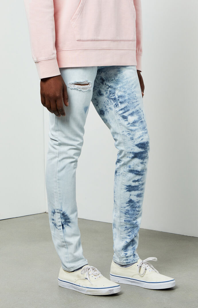 Harrison Bleached Stacked Skinny Jeans