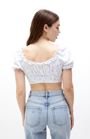 Linen Corset Top image number 4