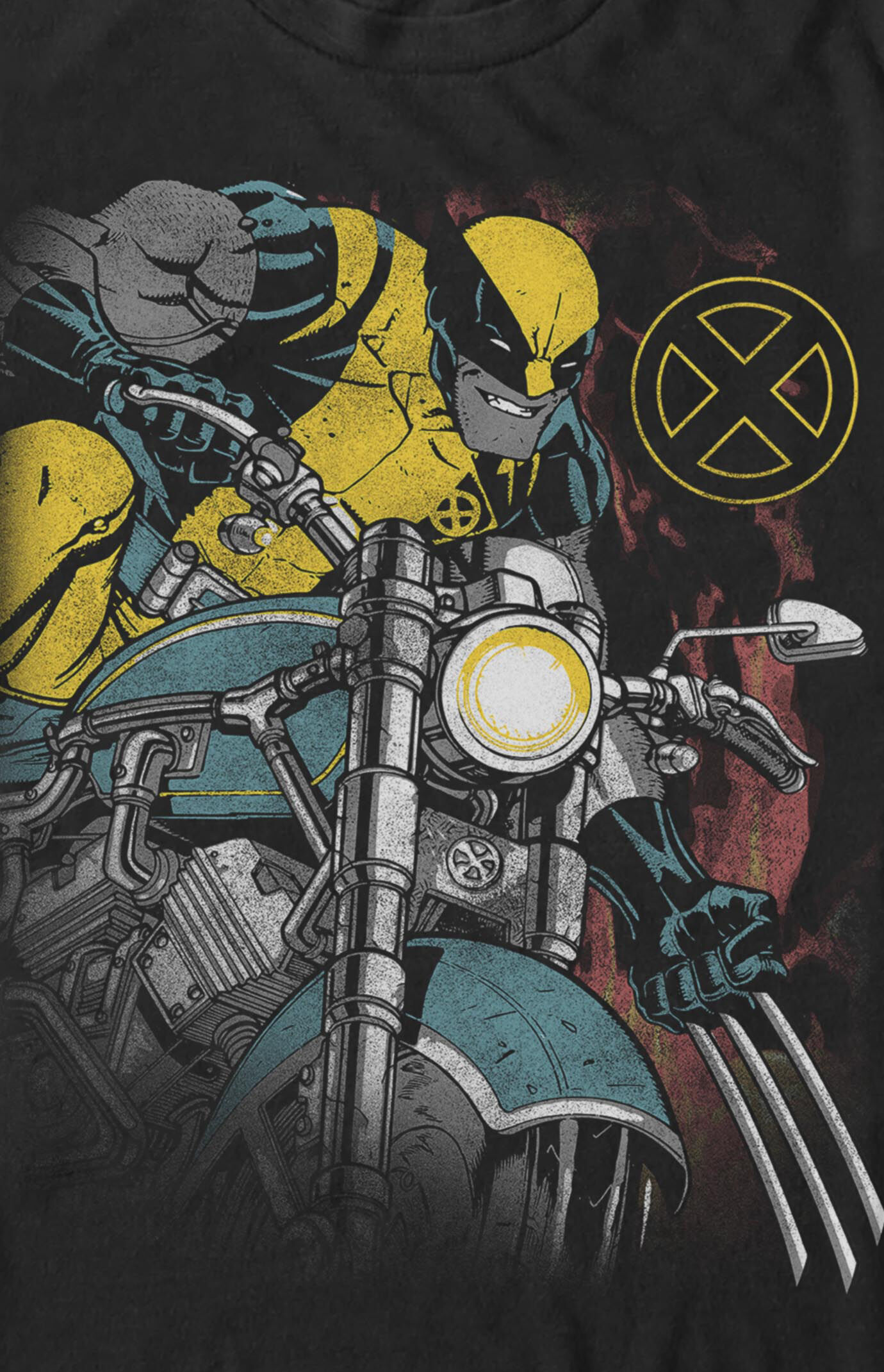 Marvel X-Men Wolverine Flames T-Shirt