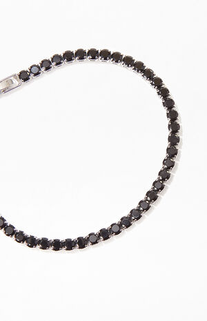 Black Tennis Bracelet image number 2