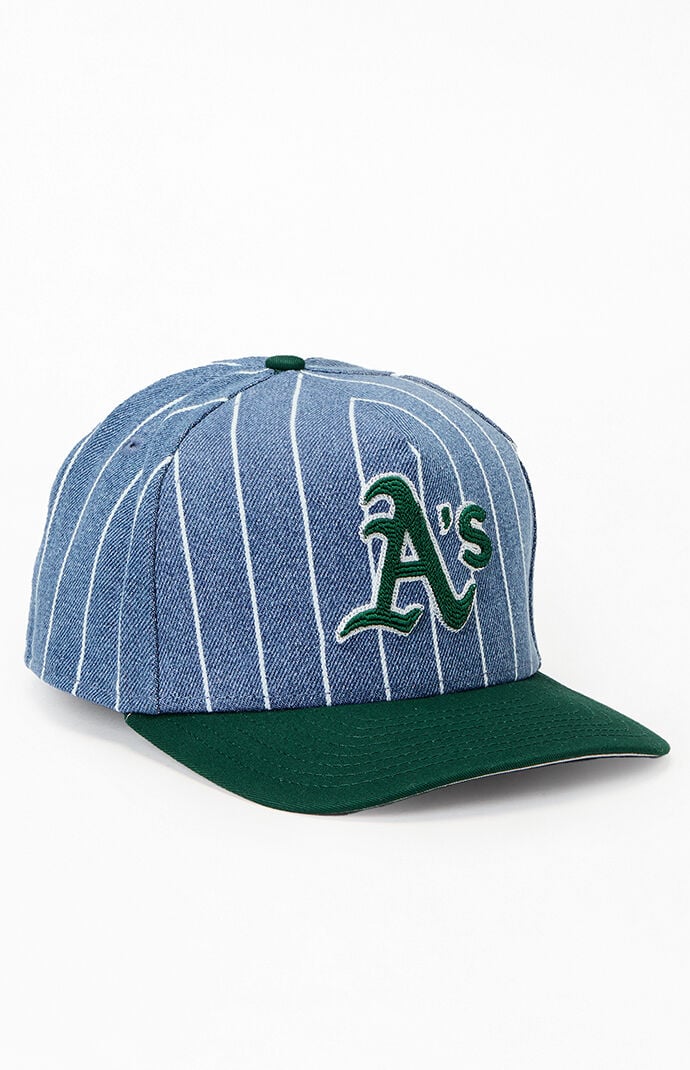 New Era Oakland A's 59FIFTY Pinstripe Snapback Hat