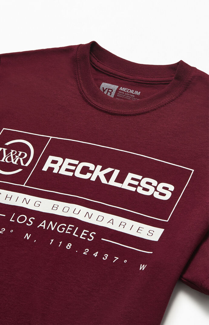 Burgundy Latitude T-Shirt