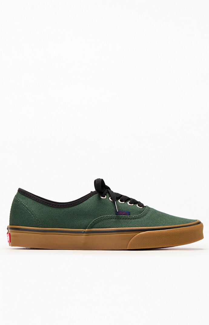 Vans Green Gum Authentic Shoes - Size 5