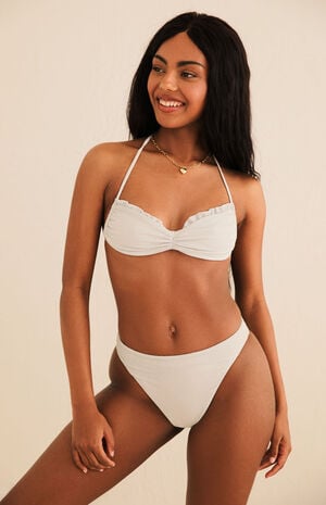 Valentina Tie Straps Bandeau Bikini Top image number 1