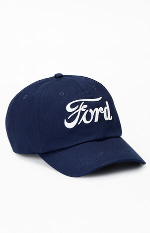 Navy Script Dad Hat image number 1