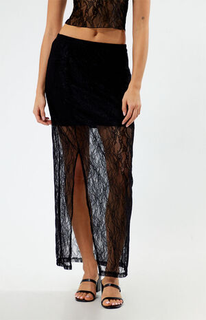 Lace Midi Skirt Lace Midi Skirt image number 2