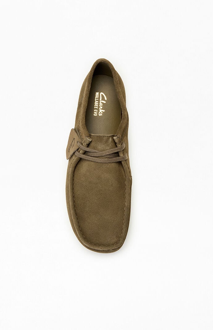 Clarks Olive Wallabee Evo Low Shoes | PacSun