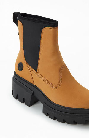 Women's Tan Everleigh Chelsea Boots image number 6