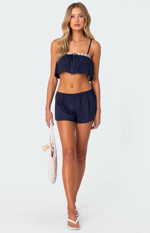 Edan Cotton Lace Shorts image number 3