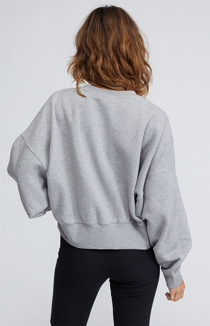 Boxy crew deals neck sweatshirt