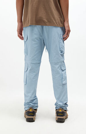 Blue Zip-Off Cargo Pants image number 3