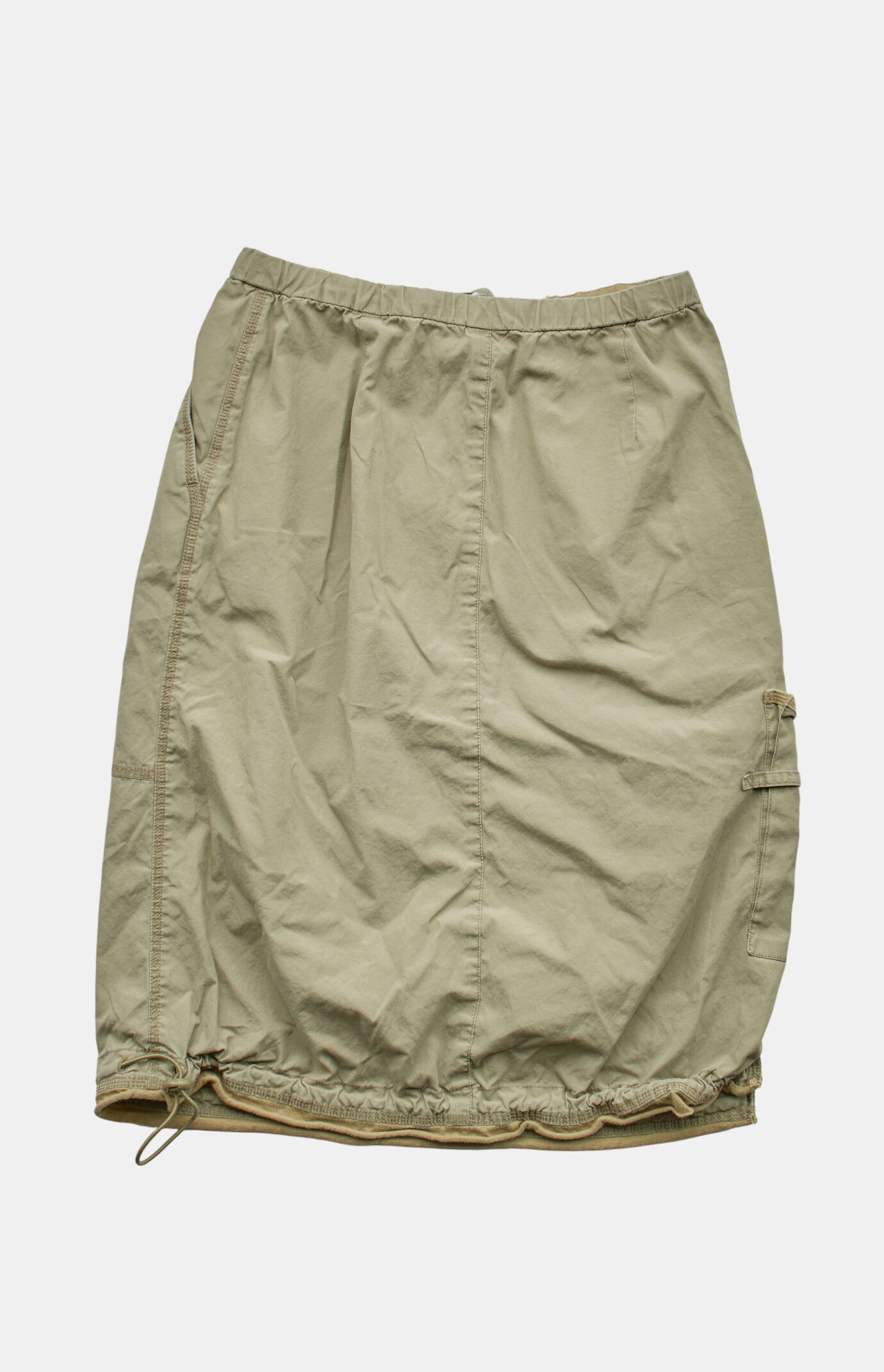 PS VINTAGE 2000s Cargo Midi Skirt