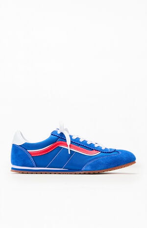 Blue & Red Super Lo Pro Sneakers image number 1