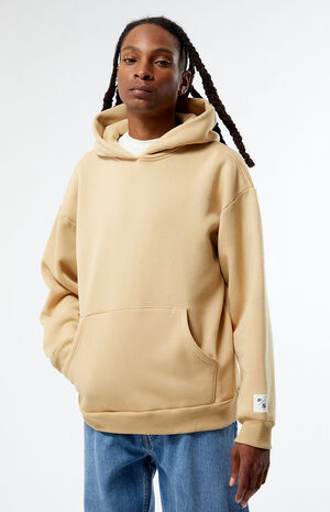 Tan Solid Hoodie image number 3