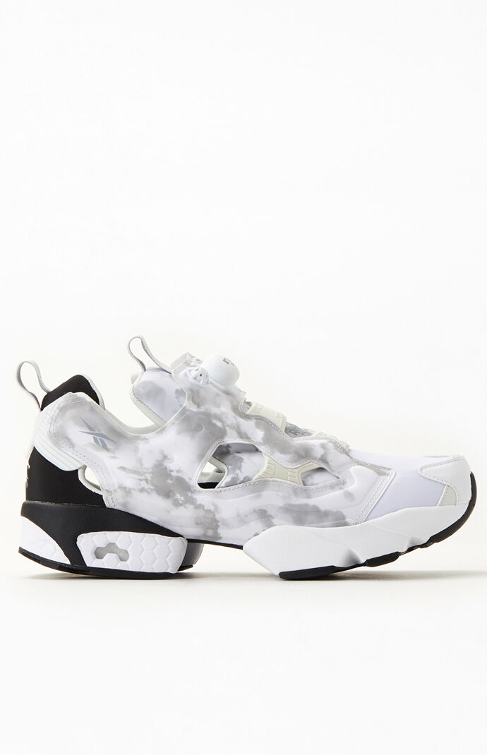 White & Black Instapump Fury OG Shoes
