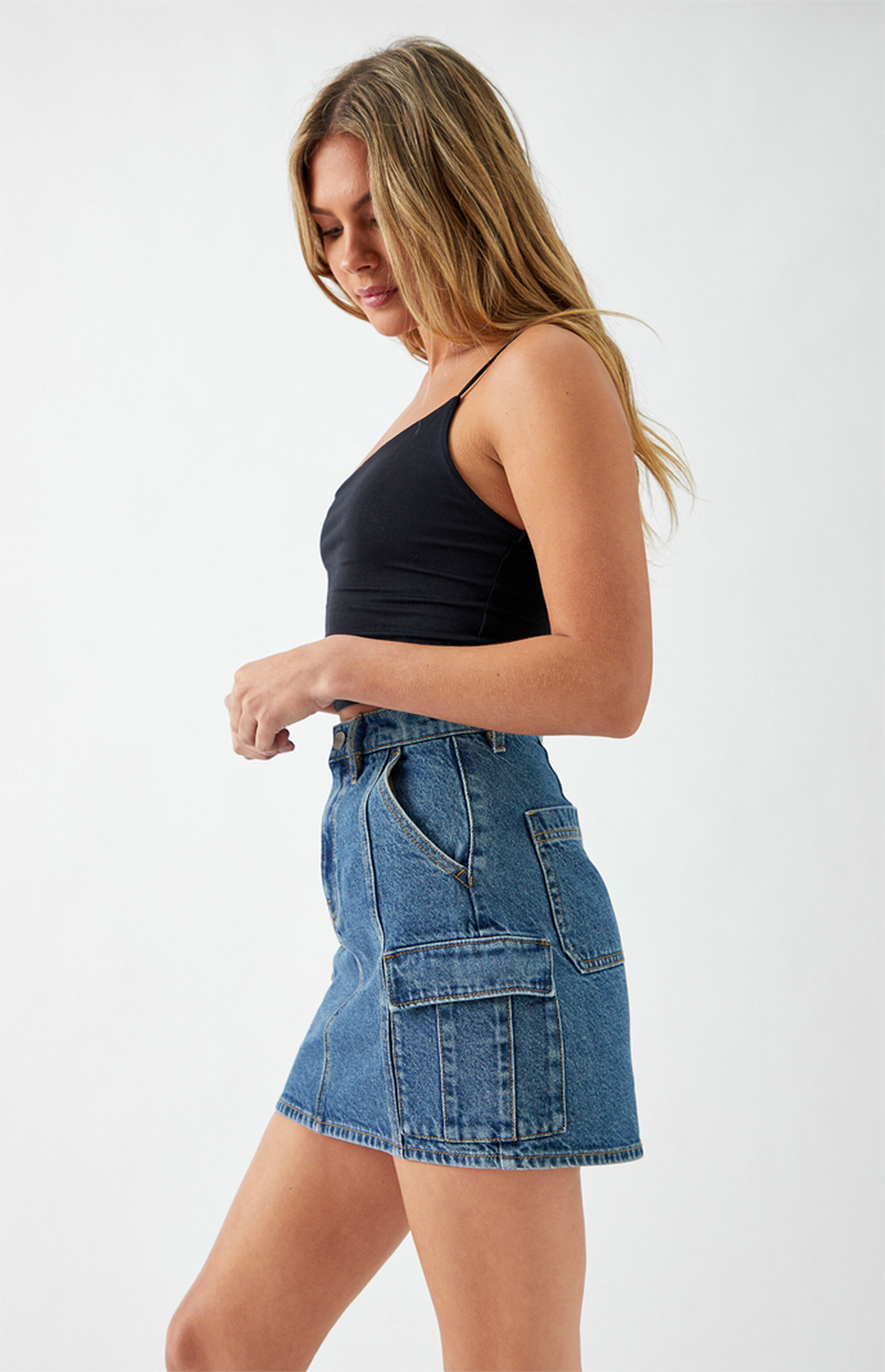 PacSun Tundra Seam Cargo Mini Skirt PacSun