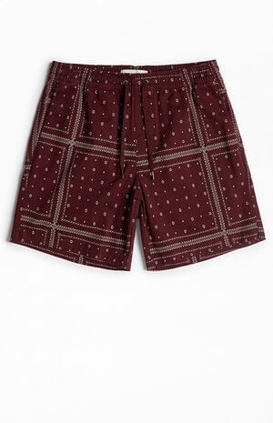 Bandana Printed Volley Shorts