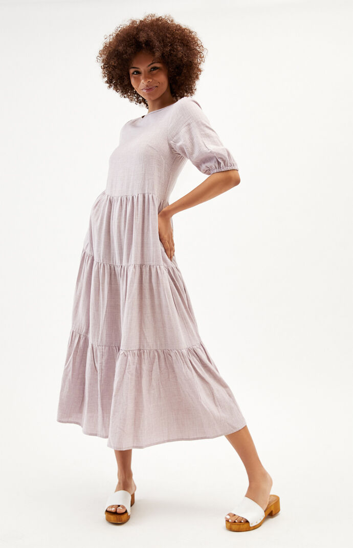 Check Midi Dress