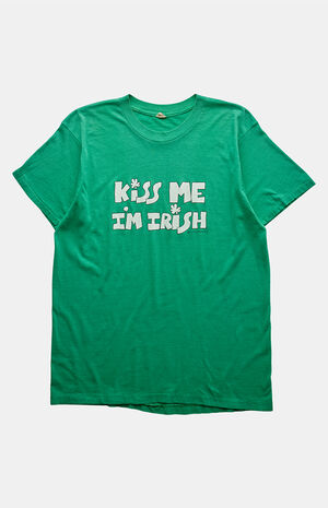 80s Kiss Me I'm Irish Graphic T-Shirt image number 1