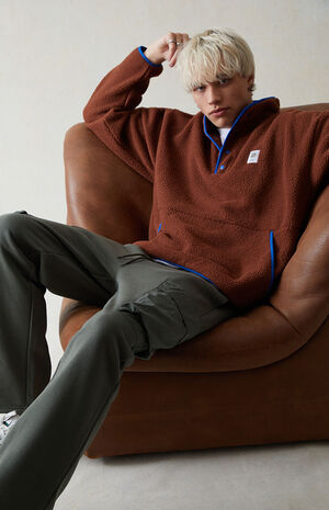 Olive Cargo Sweatpants image number 3