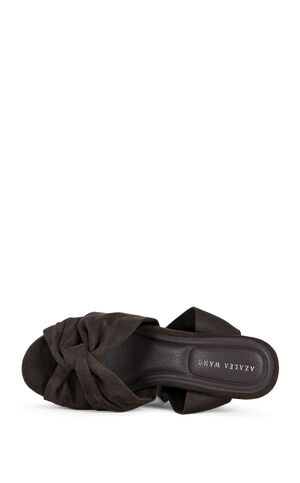 Women's Saki Chocolate Platform Wrap Sandals image number 4