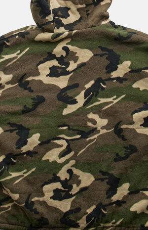 2000s Camo Fleece Pullover Hoodie image number 4
