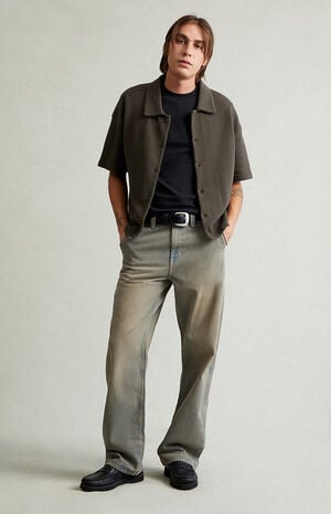 Dylan Baggy Jeans Paneled Medium Blue Tint image number 1