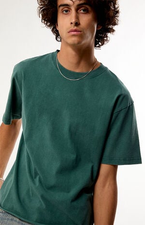 Green Premium Cropped T-Shirt image number 2