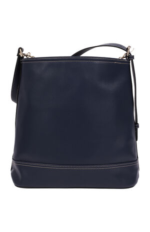 Chain Moto Faux Leather Bucket Bag image number 4