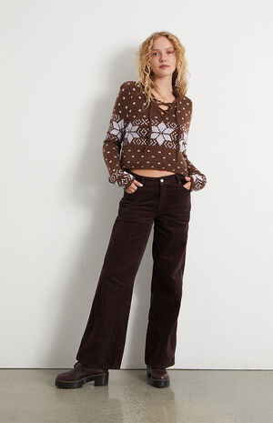 Mountain Climber Lace-Up Sweater image number 4