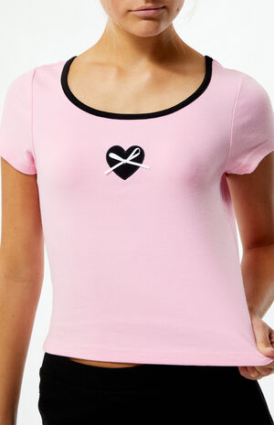 Bow Heart T-Shirt image number 2