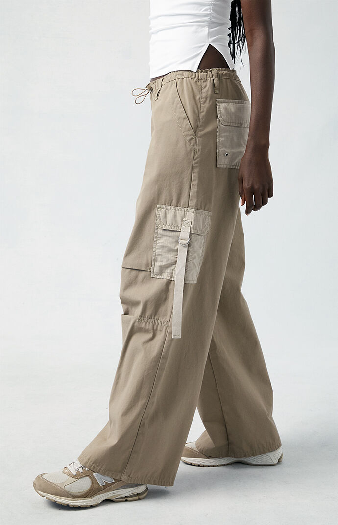 PacSun Brown Toggle Baggy Cargo Pants | PacSun PacSun Brown Toggle Baggy Cargo Pants | PacSun
