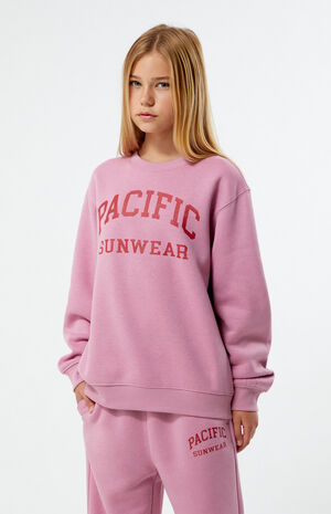 Mauve Pacific Sunwear Crew Neck Sweatshirt image number 2