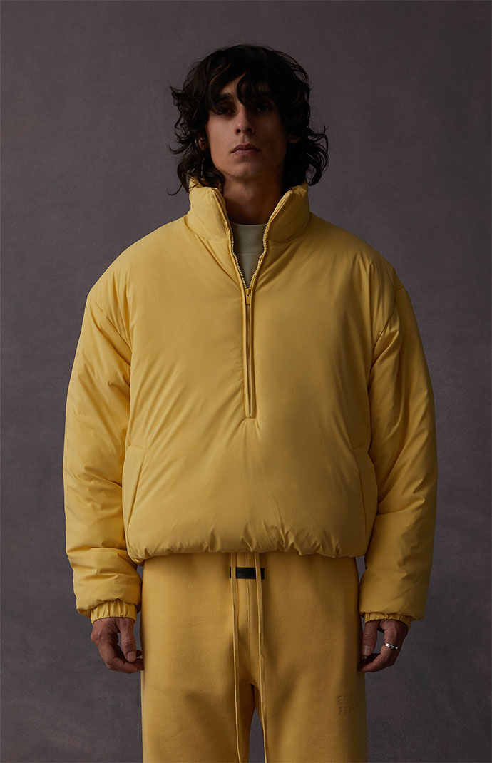 Pacsun yellow puffer jacket hotsell