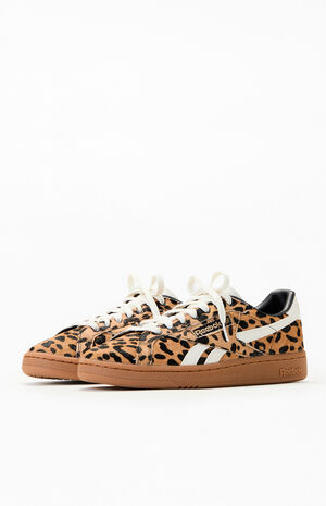 Women's Leopard Club C Grounds UK Sneakers image number 2