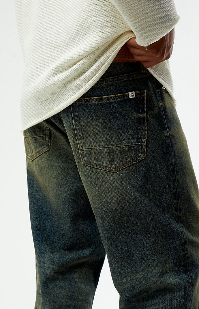 Pacsun Dylan Baggy Jeans Dark Blue Tint