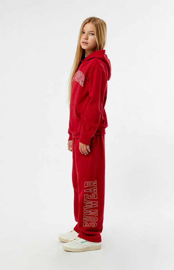 Pacsun Kids Red Pacific Sunwear Hoodie